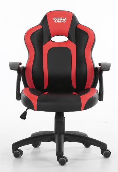 Gorilla Gaming Little Monkey Chair - Red & Black for image