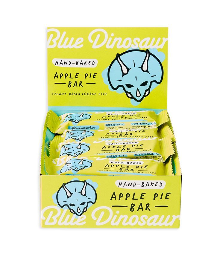 Blue Dinosaur Paleo Bars - Apple Pie (12 Bars)