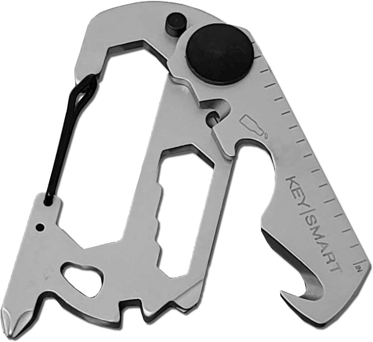 KeySmart 10in1 Alltul Stainless Steel Keychain Multitool Vulture