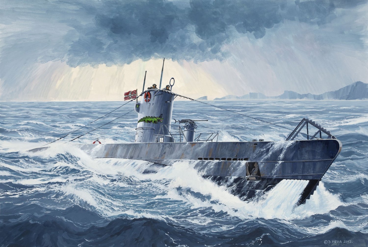 1/144 UBoat Type IIB Model Kit at Mighty Ape NZ