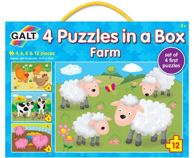 4 Puzzles in a Box: Farm - by Galt