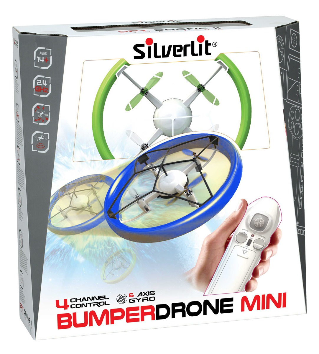 Silverlit: Bumper Drone Mini - Blue image