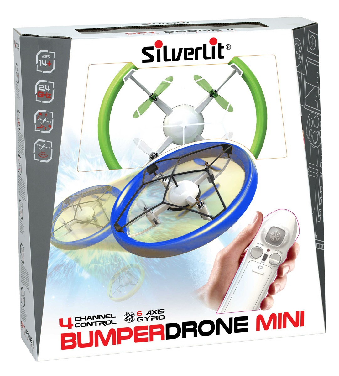 Silverlit: Bumper Drone Mini - Blue