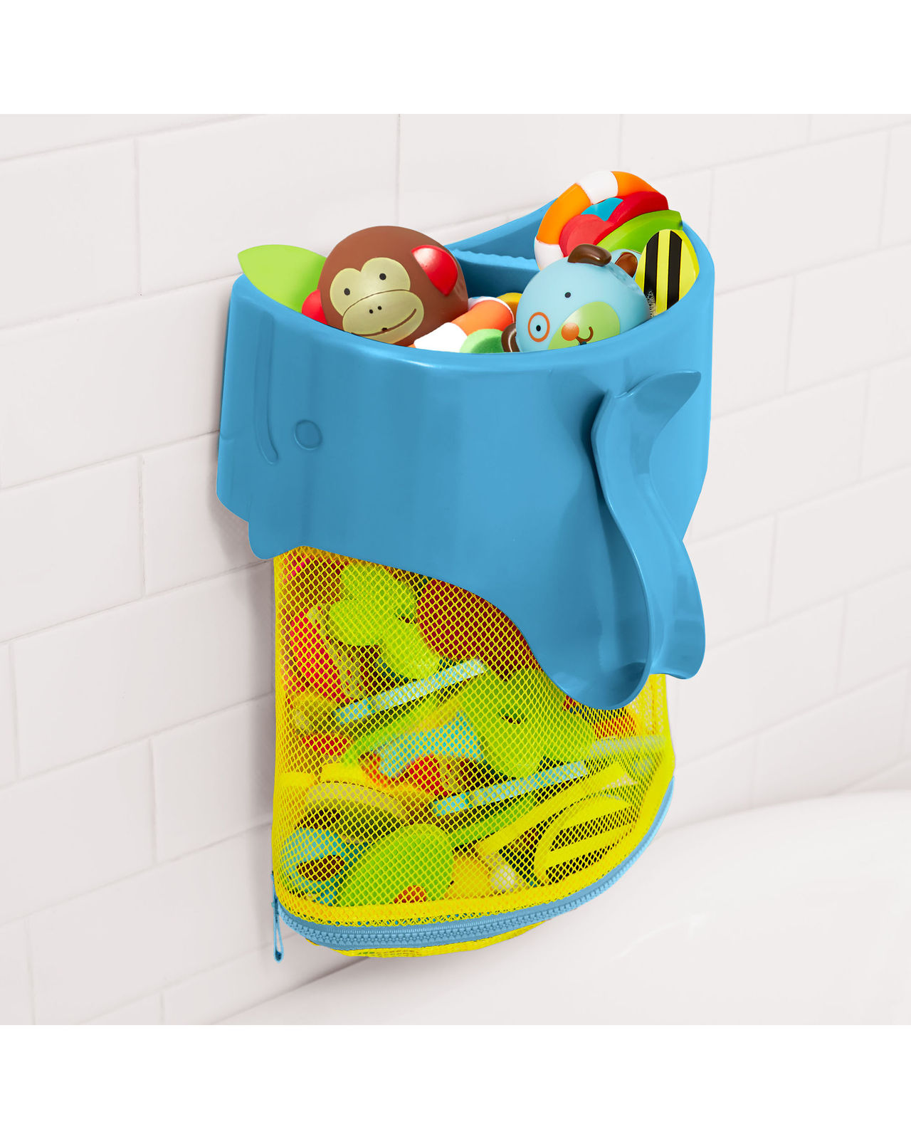 Skip Hop: Moby Scoop & Splash Toy Organiser - Sky Blue image