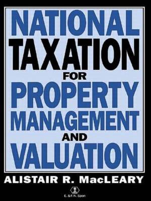 National Taxation for Property Management and Valuation by A. MacLeary image
