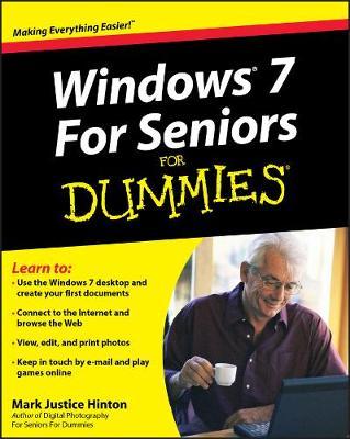 Windows 7 For Seniors For Dummies by Mark Justice Hinton image