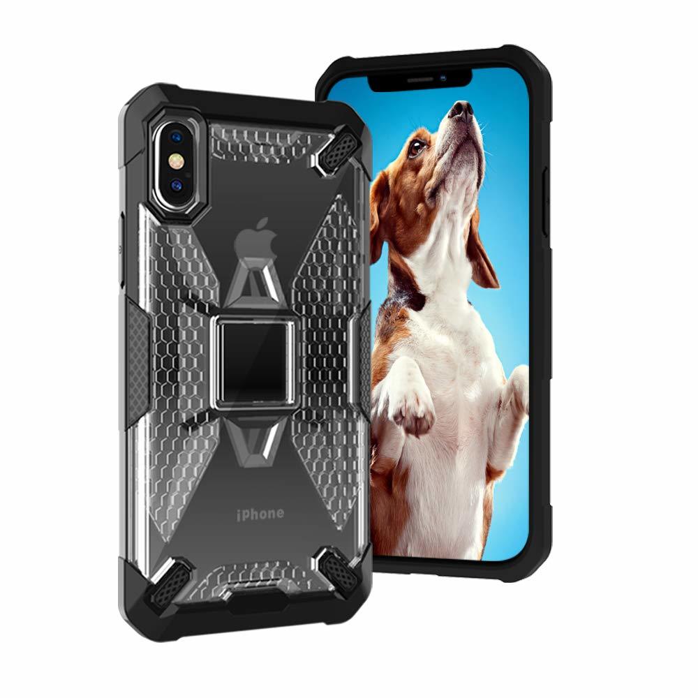 Miesherk: YY phone case for iPhone XS MAX- Grey+Black image