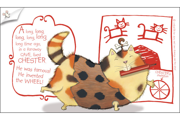 Chester's Back! (Book + CD) by Melanie Watt image