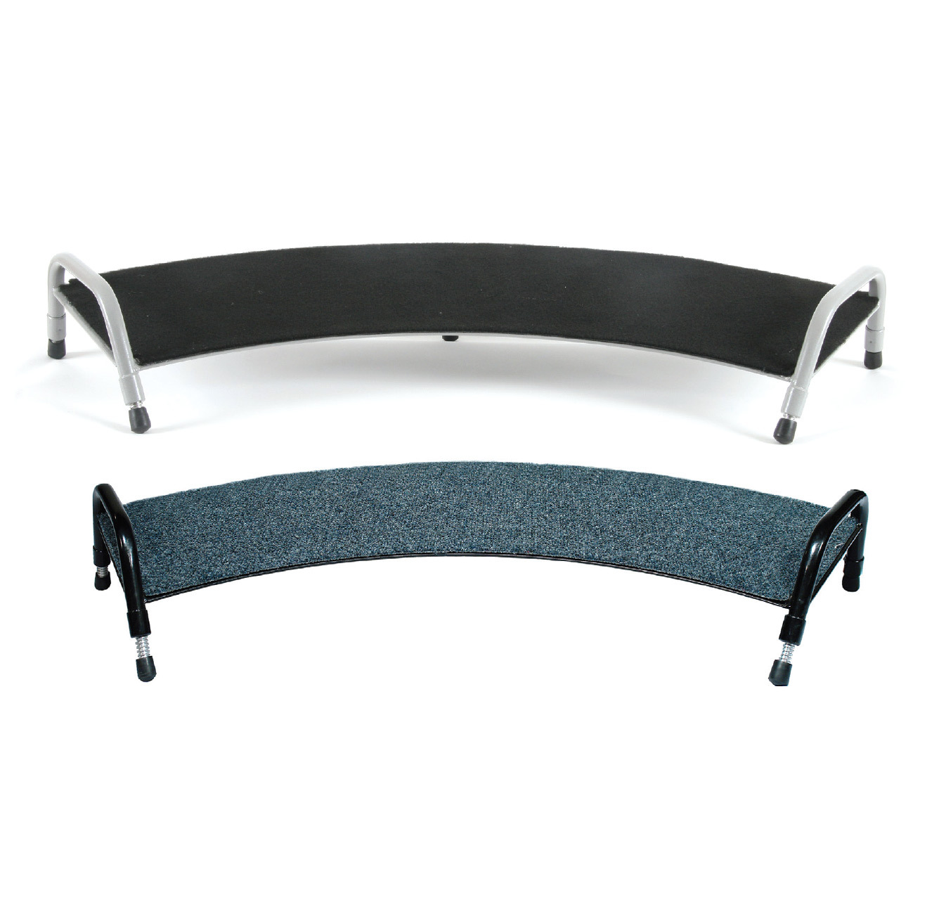 Fluteline Curved Footrest - Silver image