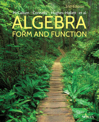 Algebra – Form and Function 2e by WG McCallum