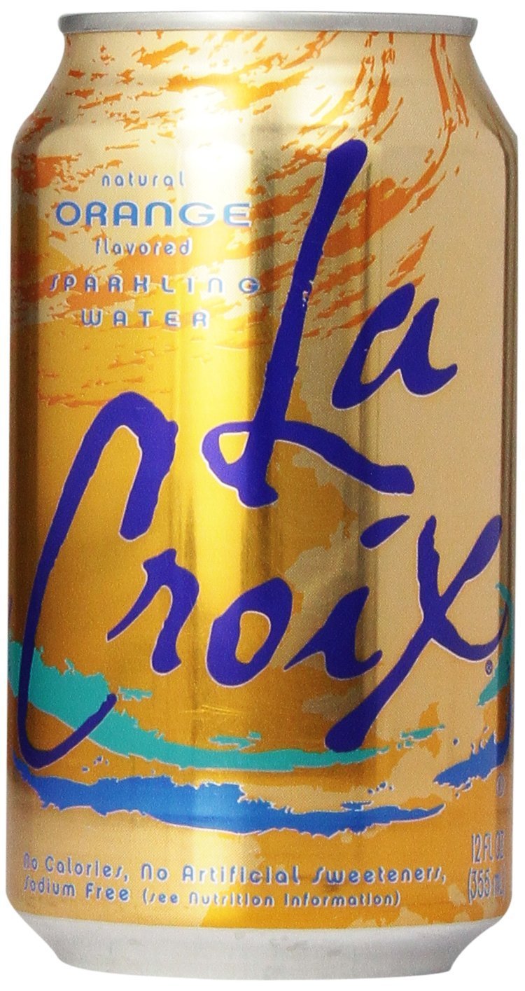 La Croix Sparkling Water - Orange 355ml Can (12 Pack) image