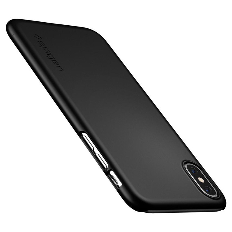 Spigen: Thin Fit Case for iPhone XS - Black image