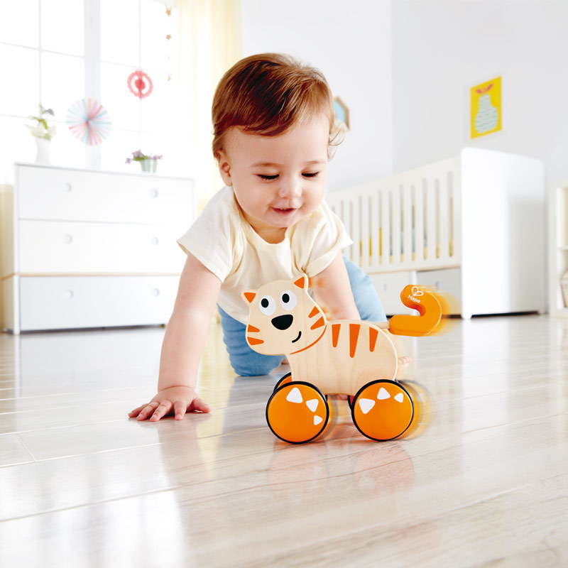 Hape: Dante the Cat - Push & Go Pal