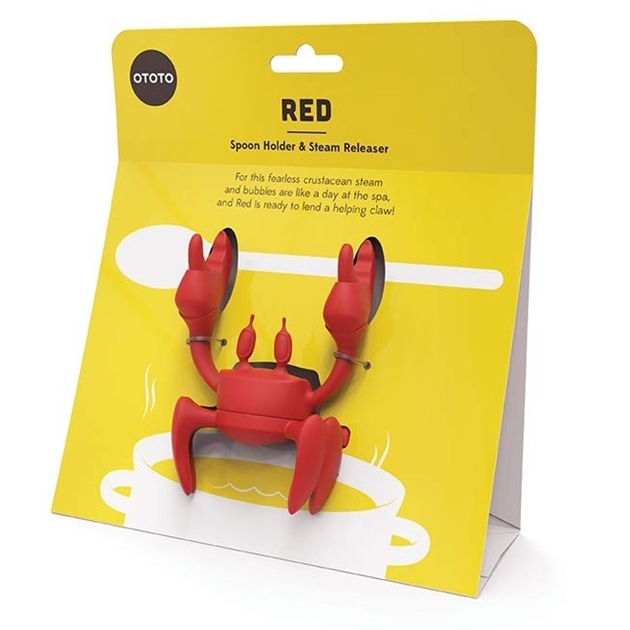 Ototo: Red Spoon Holder & Steam Releaser