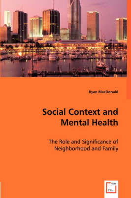 Social Context and Mental Health by Ryan MacDonald image