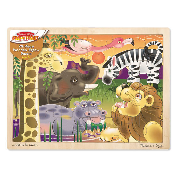 Melissa & Doug: African Plains Wooden Jigsaw Puzzle image