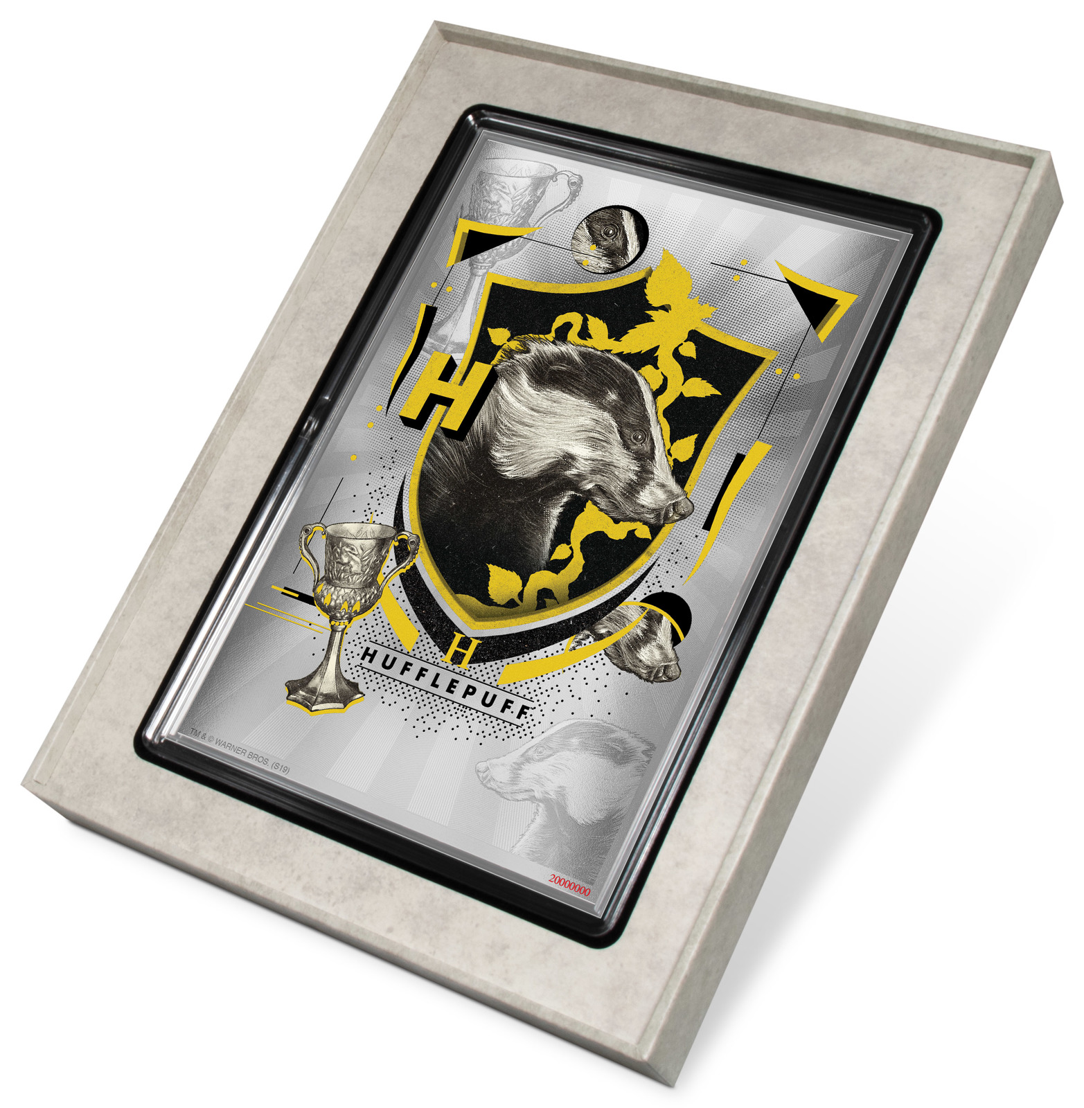 NZ Mint: Harry Potter - Silver Coin Note - Hufflepuff 2020 (5g Silver) image