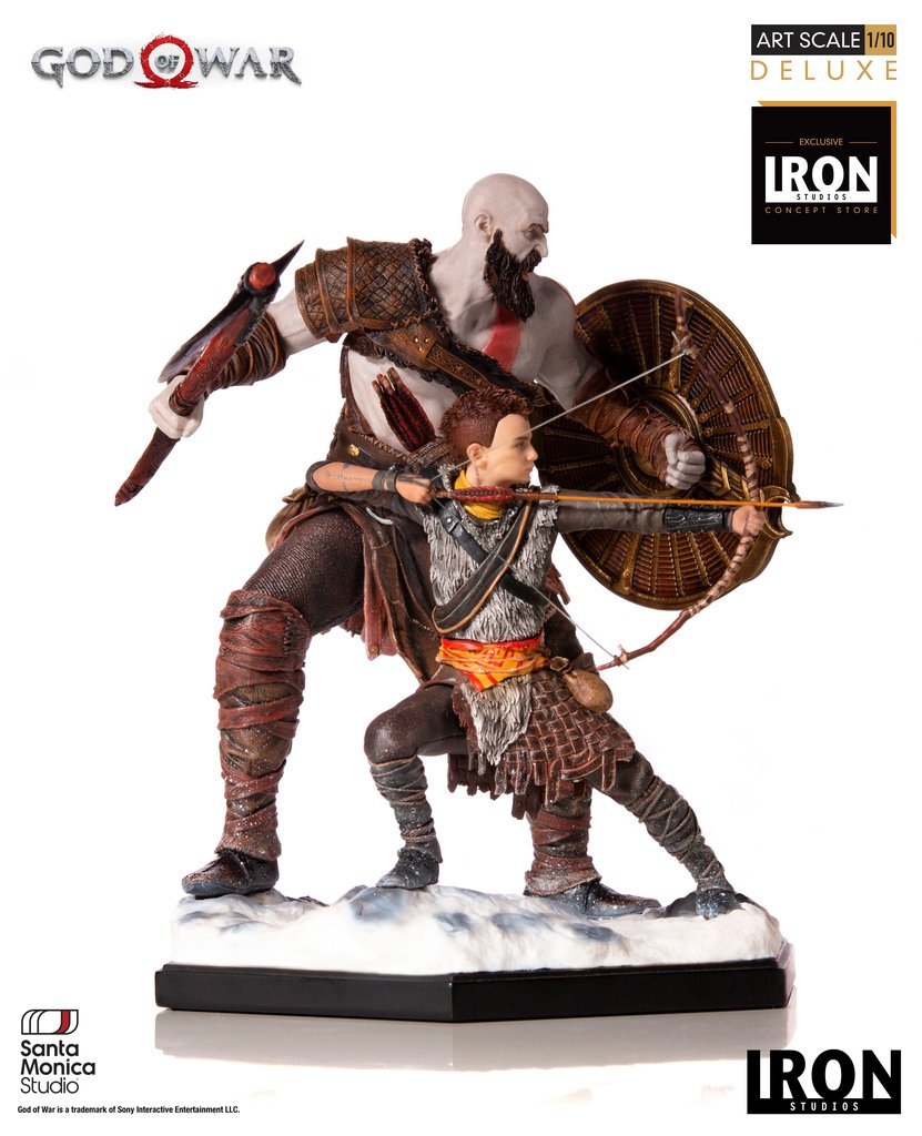God of War (2018): 1/10 Kratos & Atreus - Battle Diorama Statue image