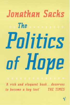 The Politics of Hope by Jonathan Sacks image