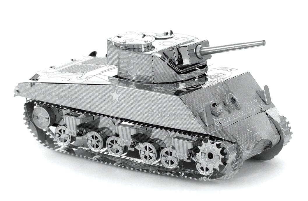 Metal Earth Sherman Tank Model Kit at Mighty Ape Australia