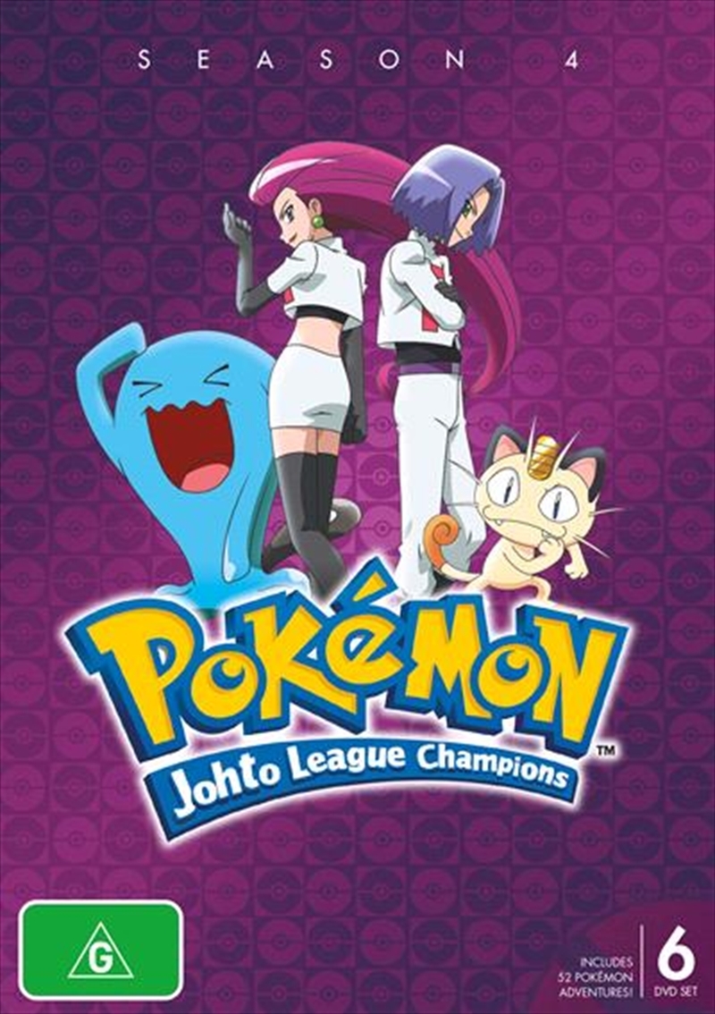 Pokémon® Johto League Champions - Season 4 on DVD image