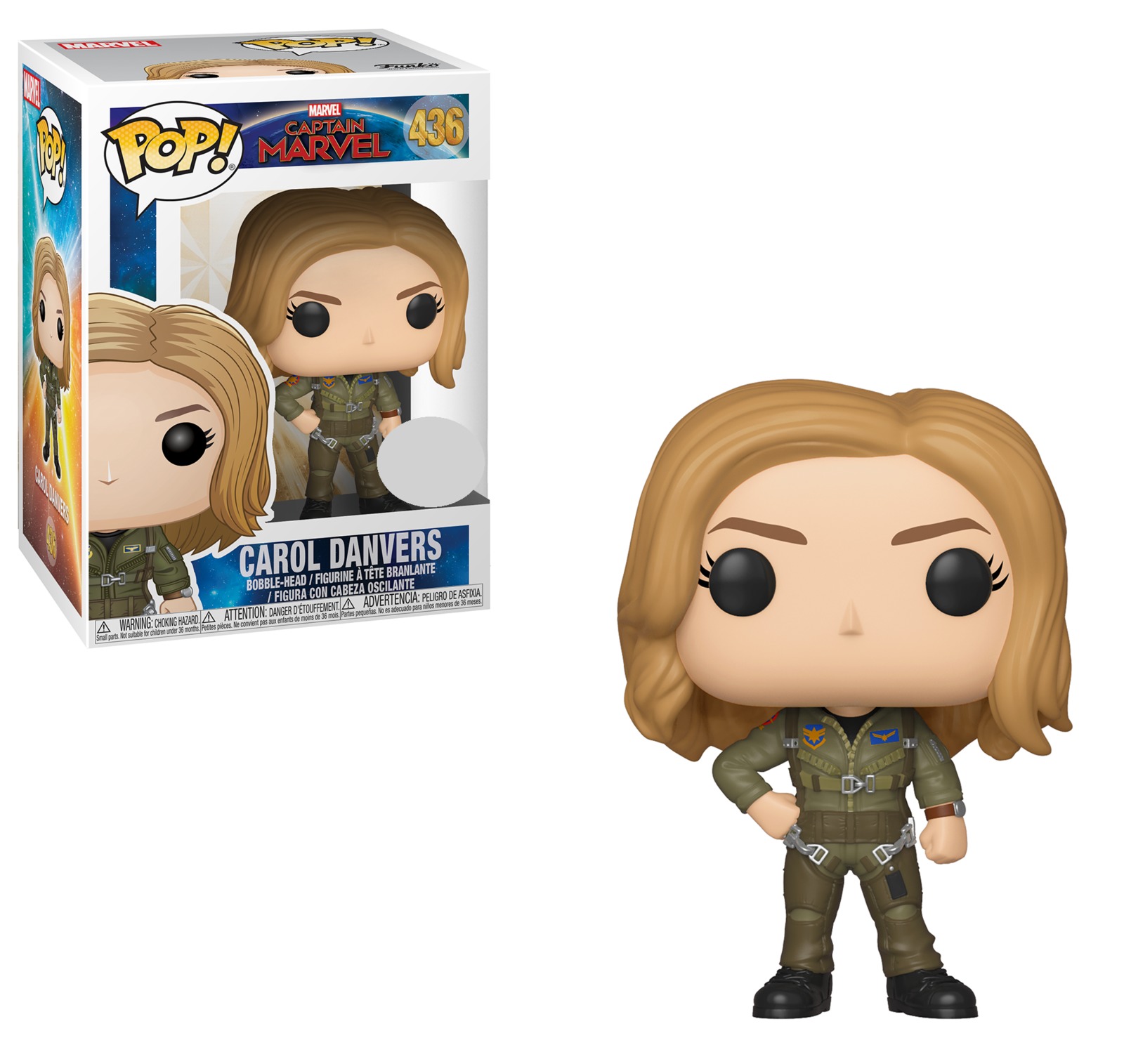 Captain Marvel - Carol Danvers (Flight Suit) Pop! Vinyl Figure image