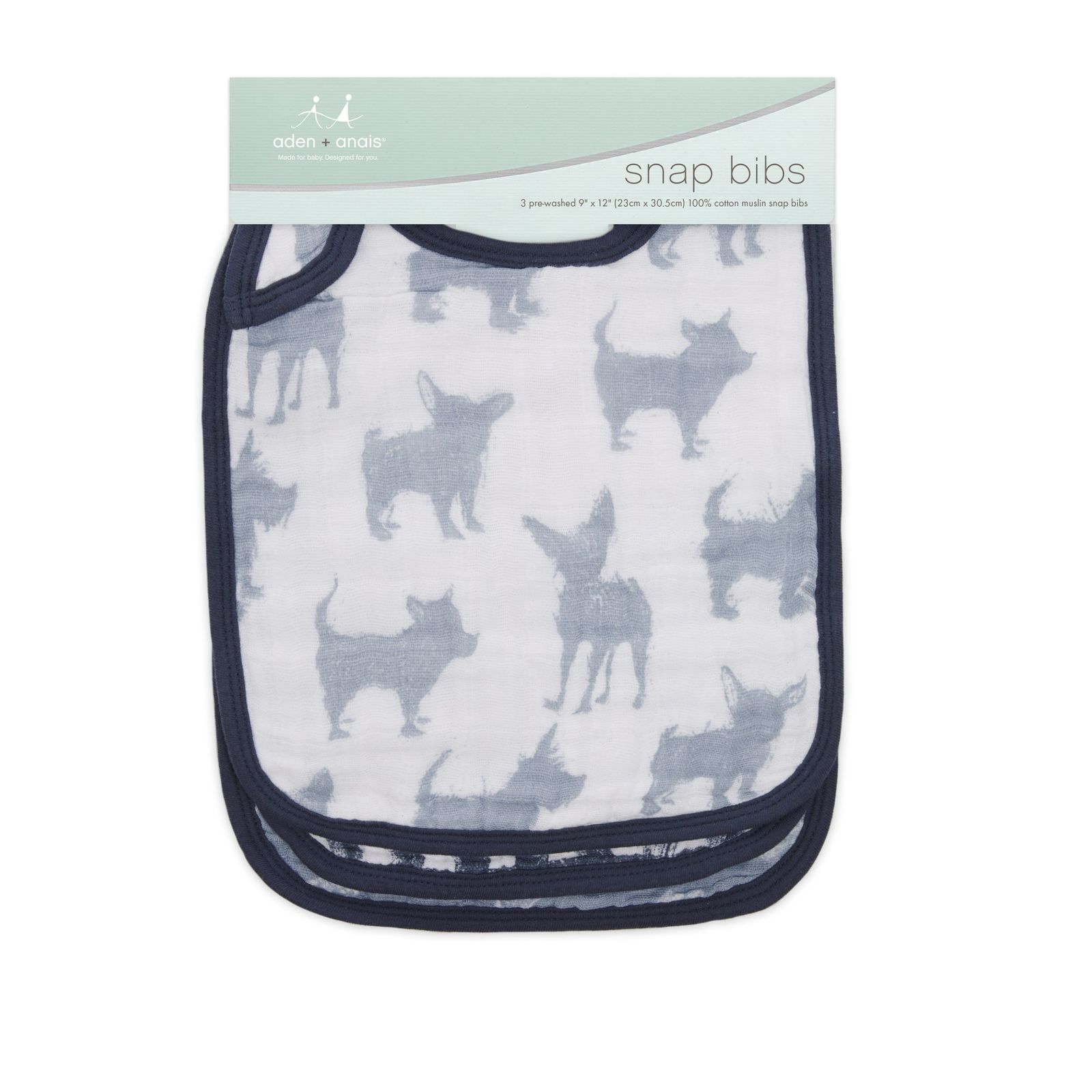 Aden + Anais: Classic Snap Bib - Waverly (3 Pack) image