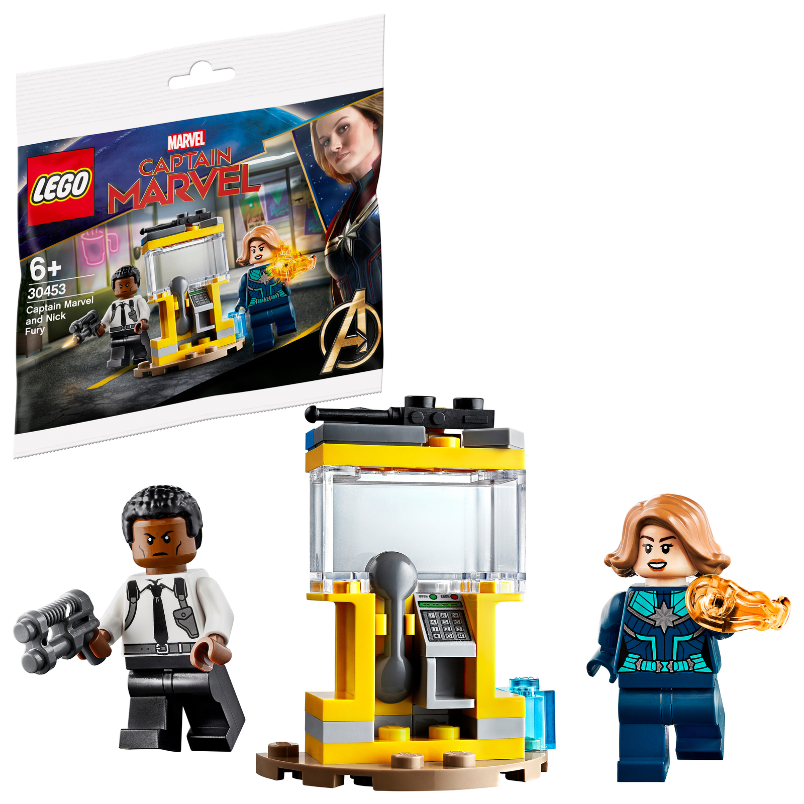 Lego: Captain Marvel and Nick Fury image