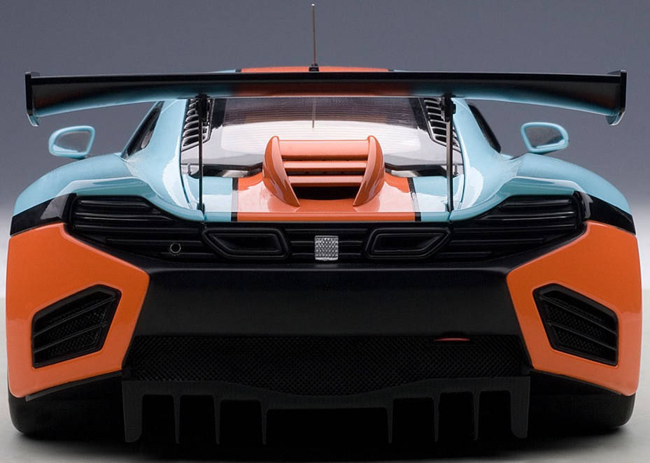 Autoart: 1/18 McLaren 12C GT3 (Blue/Orange) image