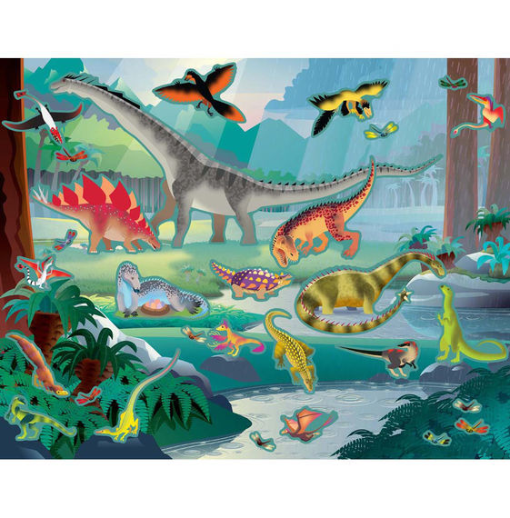 Melissa & Doug: Reusable Sticker Pad - Prehistoric image