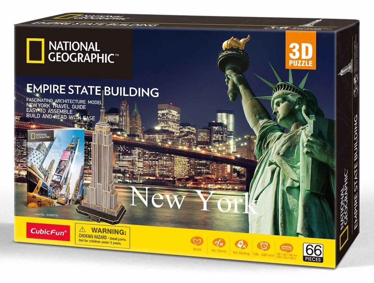 Cubic Fun National Geographic Empire States Building Toy at