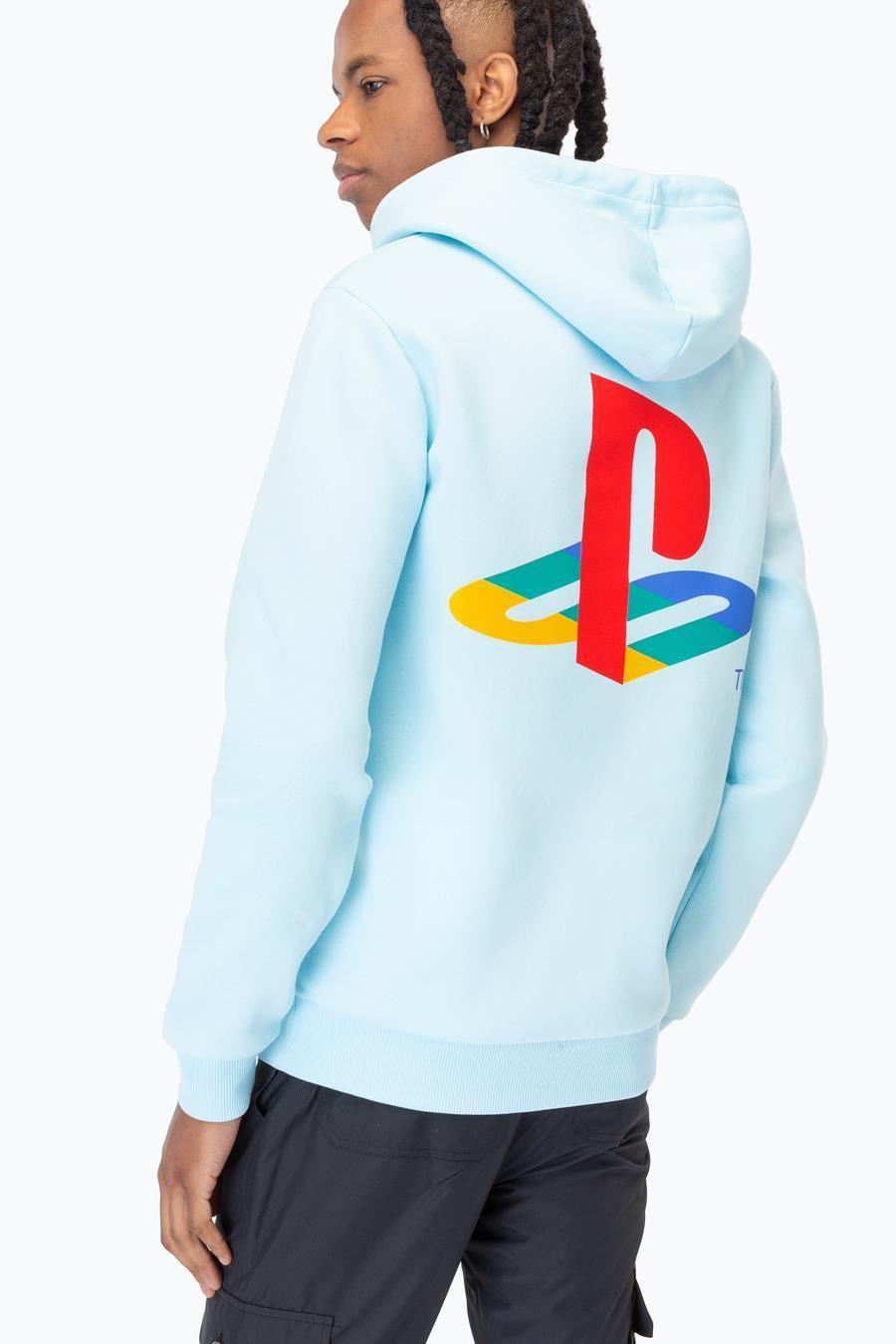 Just Hype: PlayStation Blue Crest Mens Pullover Hoodie image