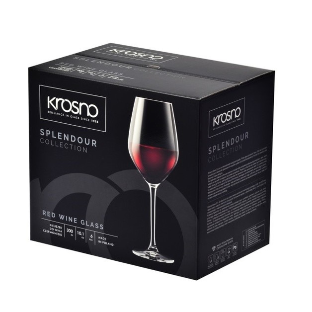 Krosno Splendour Wine Glasses Set of 6 at Mighty Ape Australia