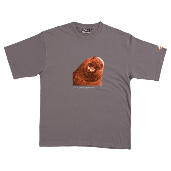 Lolrus Sansbucketus - Tshirt (Steel) for image