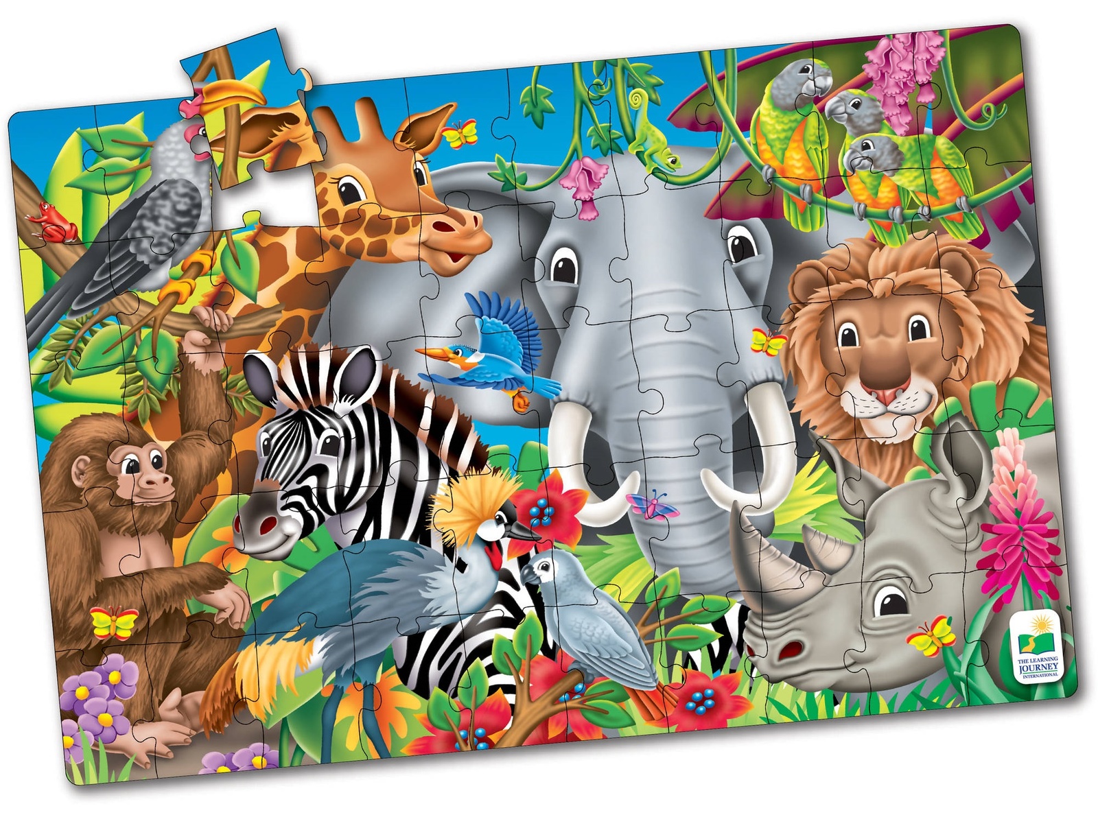 Buy Animals of the World Jumbo Floor Puzzle at Mighty Ape NZ