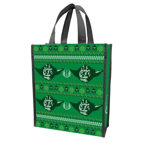 Star Wars Small Recycled Shopper Tote (Ugly Sweater Yoda)