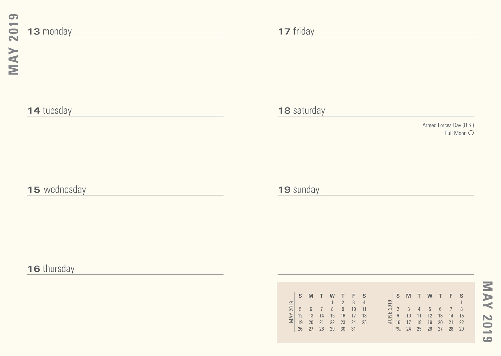 Peter Pauper: Celestial 16 Month 2019 Compact Diary image