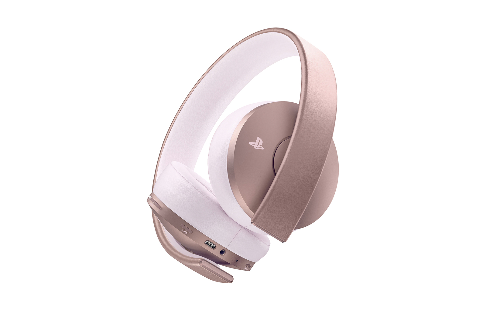 PlayStation Gold Wireless 7.1 Gaming Headset - Rose on PS4