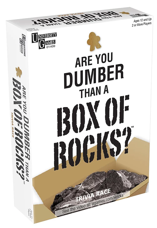 University Games: Are You Dumber Than a Box of Rocks? - Party Game image