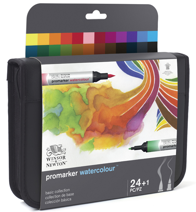 Winsor & Newton: Promarker Watercolour – Basic (Set of 24)