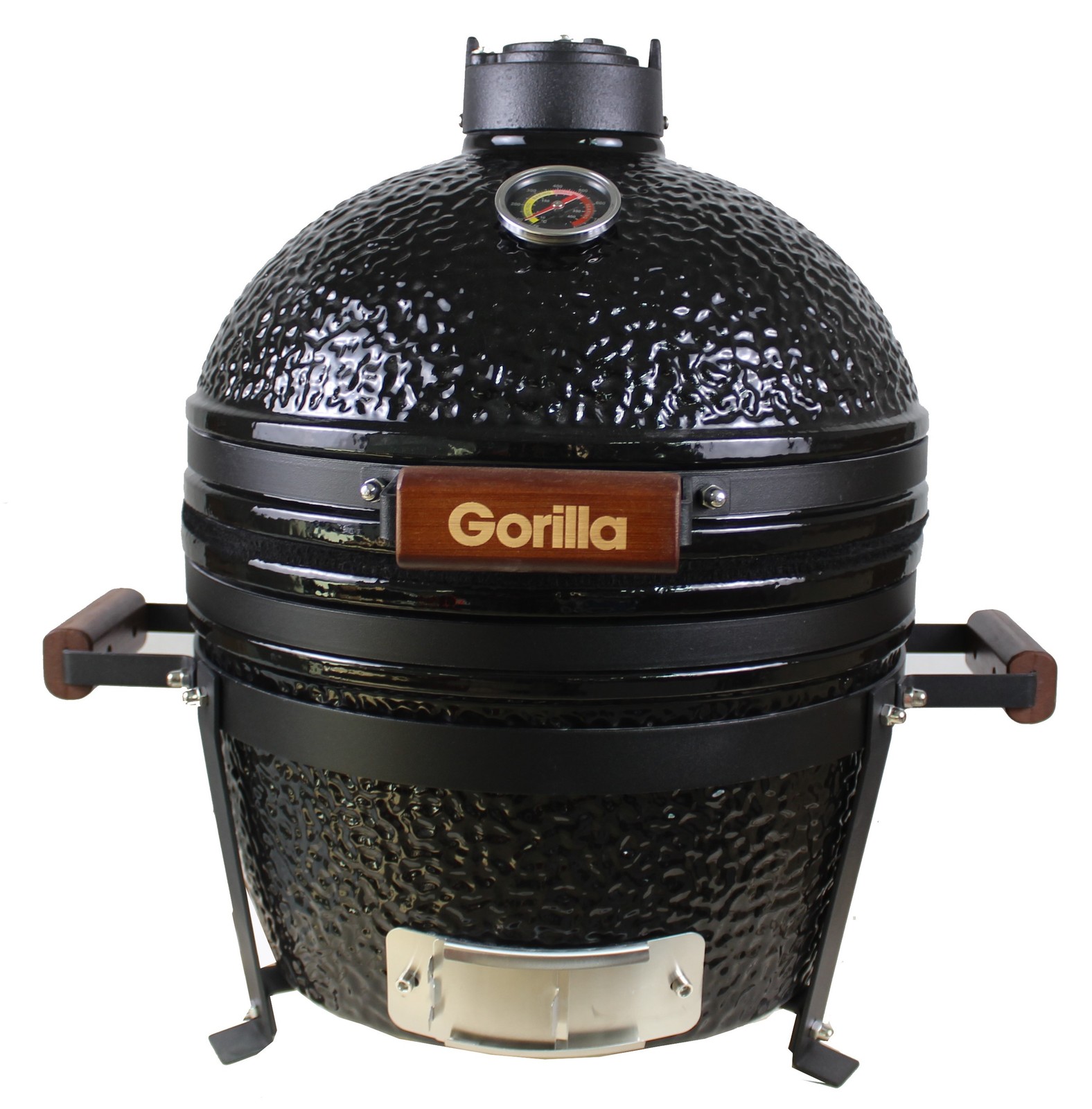 Gorilla Kamado Ceramic Portable Grill BBQ (Black) | 16" image