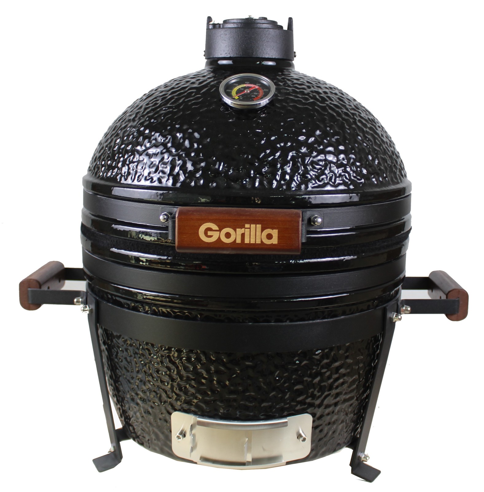 Gorilla: Kamado Ceramic Portable Grill BBQ (Black) | 16"