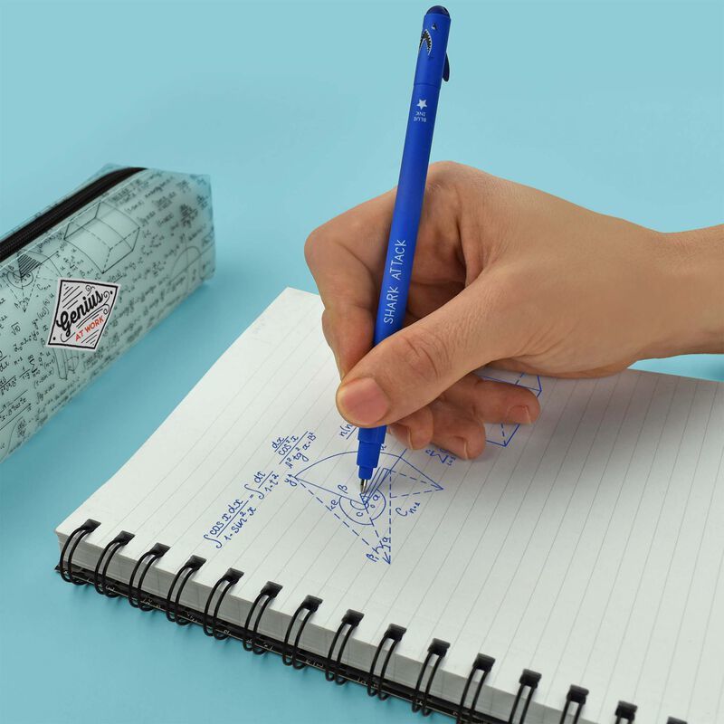 Legami Erasable Pen Shark (Blue Ink) Images at Mighty Ape NZ