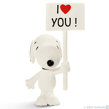 Schleich - Snoopy I Love You image