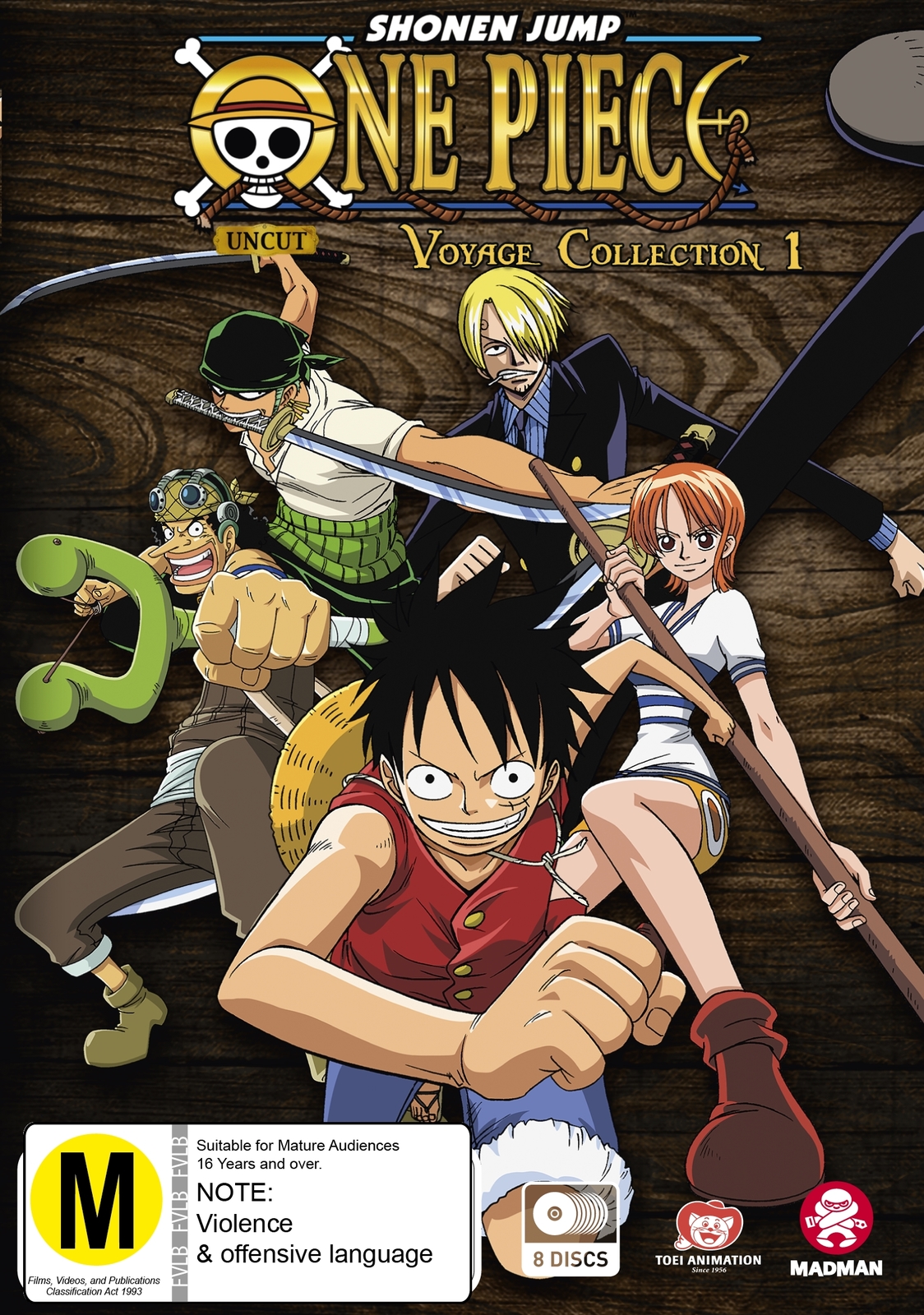 One Piece: Voyage - Collection 1 (episodes 1-53) on DVD image