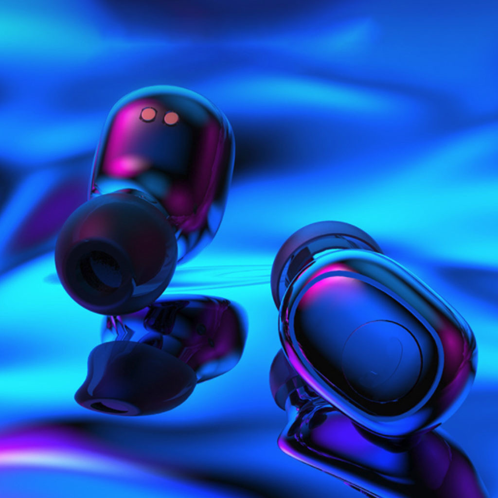 True wireless earbuds with Wireless Charge Case image