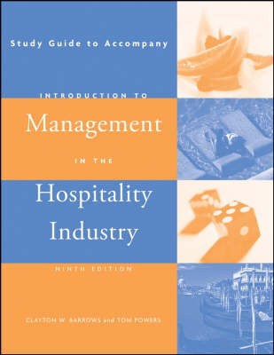 Introduction to Management in the Hospitality Industry: Study Guide by Clayton W Barrows image