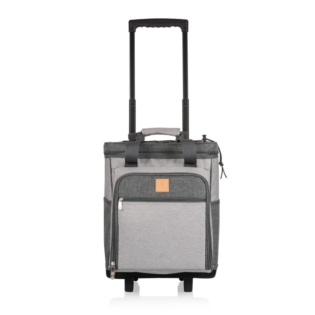 Picnic Time: Rolling Picnic Cooler (Heathered Gray)