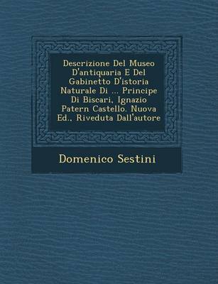 Descrizione del Museo D'Antiquaria E del Gabinetto D'Istoria Naturale Di ... Principe Di Biscari, Ignazio Patern Castello. Nuova Ed., Riveduta Dall'autore by Domenico Sestini image