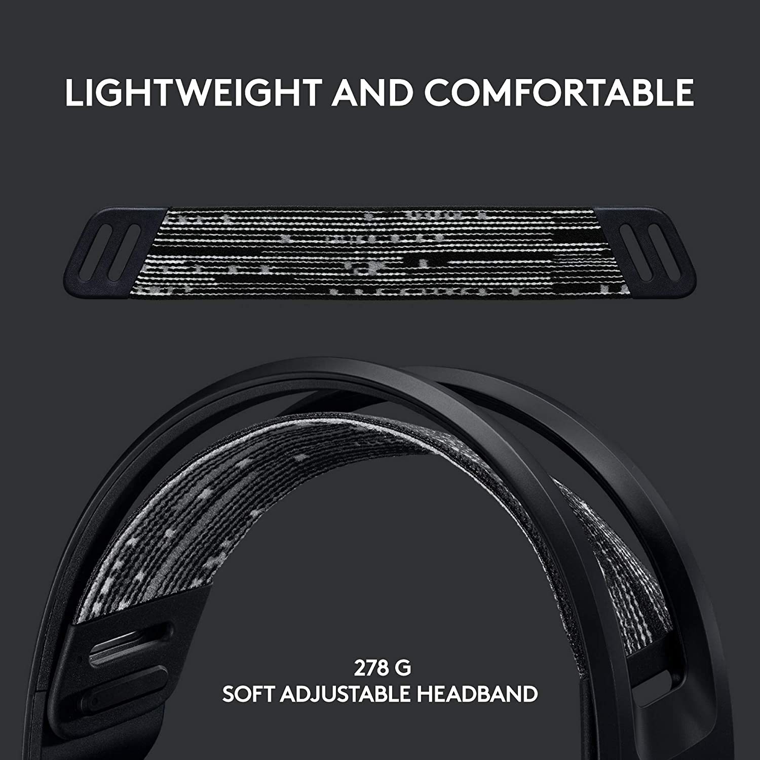 Logitech G733 LIGHTSPEED Wireless RGB Gaming Headset - Black for PC, PS4 image
